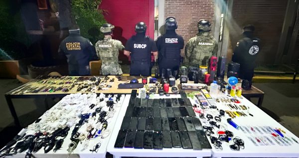 operativo penales puebla celulares articulos ssp marina