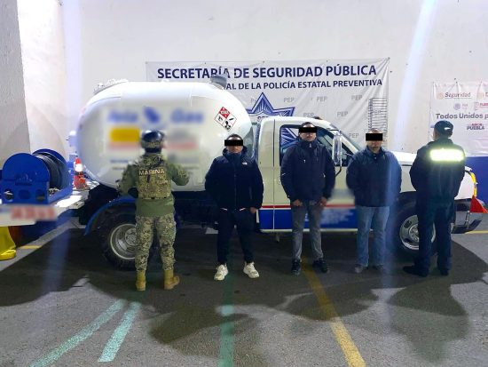 pipa detenidos gas ilegal san salvador el verde marina policia estatal