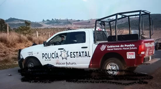 En la localidad de San Francisco Terrerillos, municipio de Chignahuapan, fueron emboscados Policías Estatales, 4 murieron y 2 resultaron lesionados.