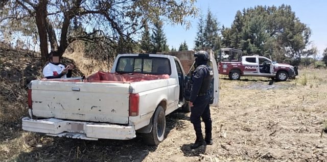 policia san martin texmelucan camioneta robada recuperada