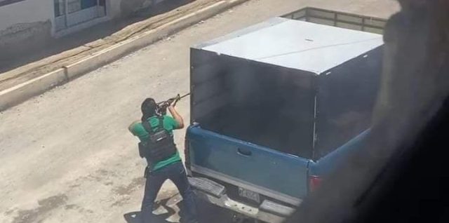policias enfrentamiento xoxtla