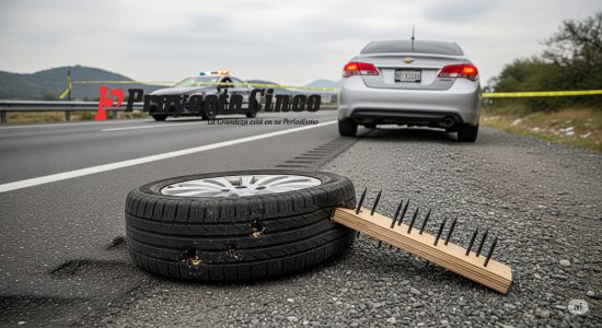 ponchallantas robo autopista mexico puebla tlahuapan ilustracion