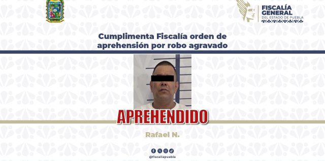 robo agrabado puebla fge