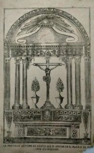 Imagen de la Preciosa Sangre de Cristo de la comunidad de San Luis Coyotzingo, Huejotzingo