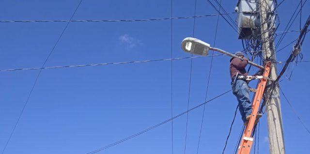 servicios publicos alumbrado comunidades texmelucan