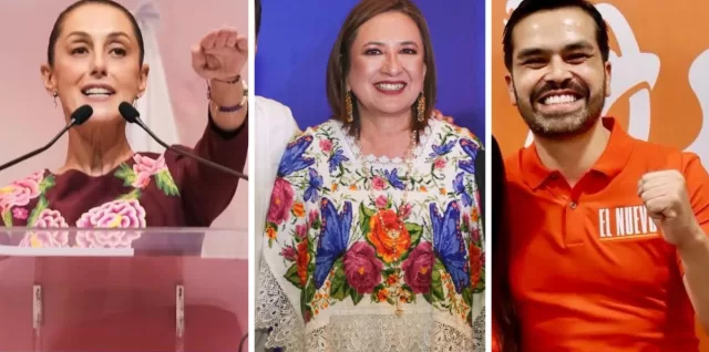 sheinbaum galvez maynez candidatos presidenciales
