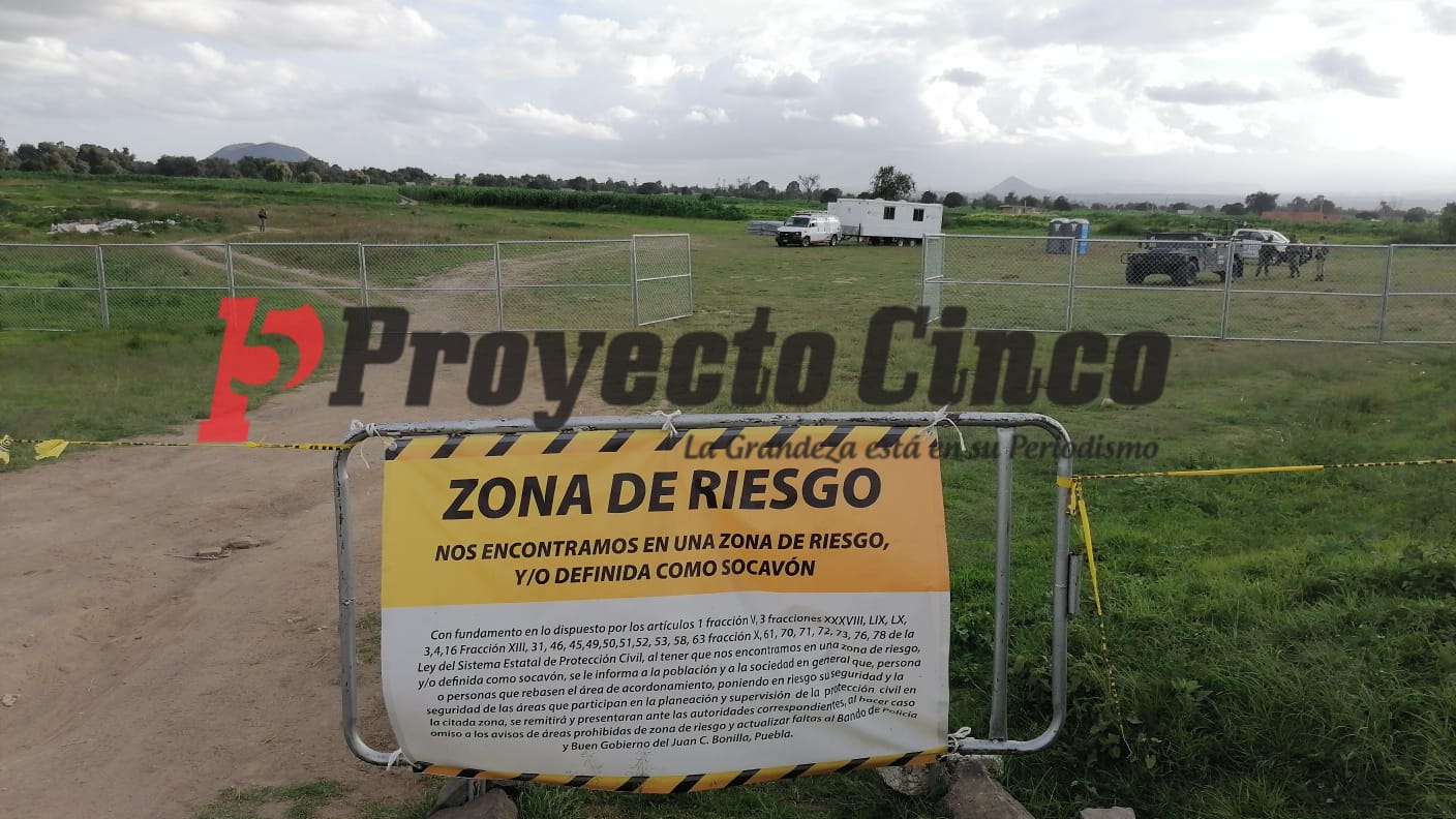 socavon zacatepec malla ciclonica seguridad