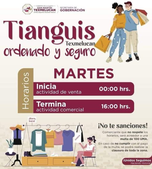 tianguis temexlucan horarios diciembre 2023