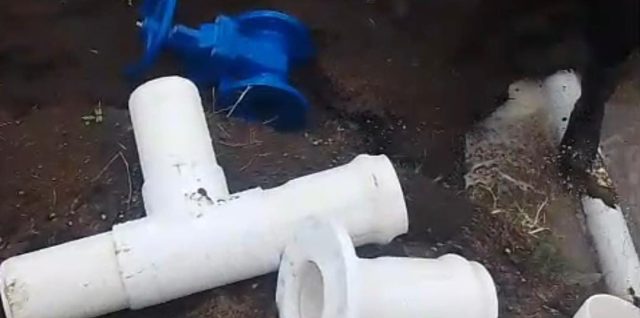 toma clandestina ducto de agua potable huejotzingo