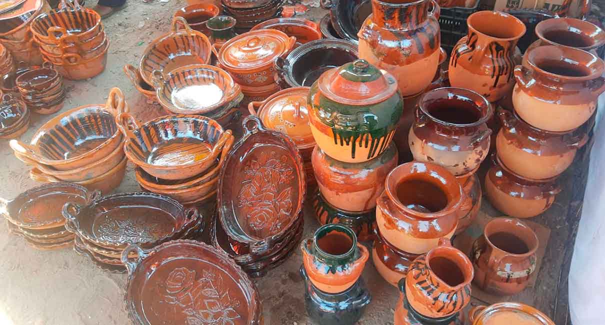 venta de cazuelas alfareros