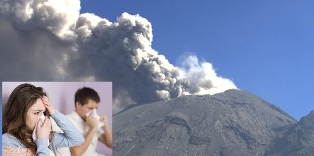 volcan popocatepetl rinitis alergica